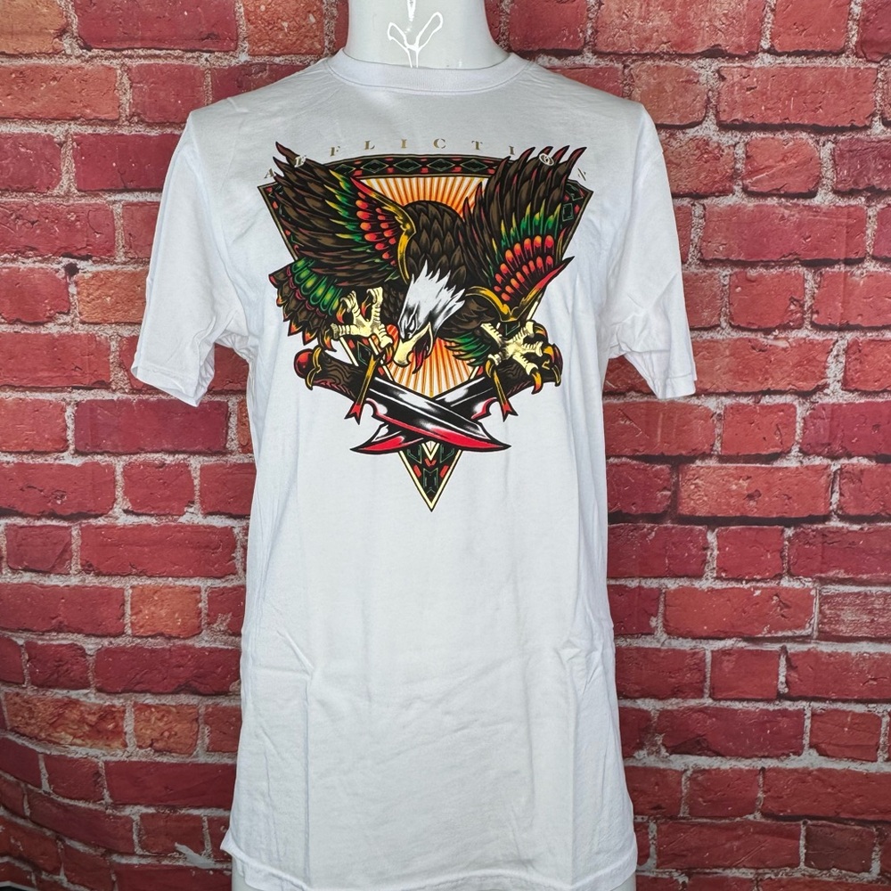 Affliction Black Label Men’s Eagle Short Sleeve T-shirt- XLarge - NWT